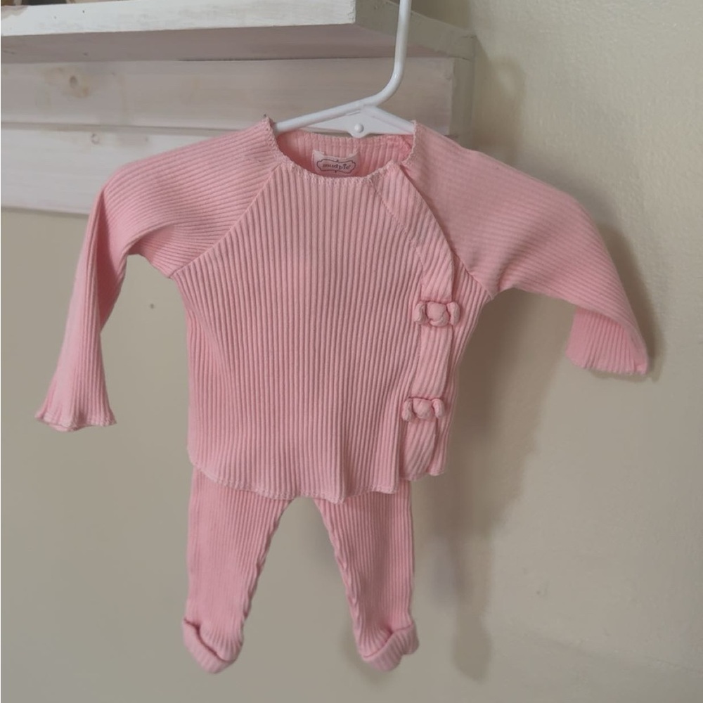 Mud Pie Pink Kids Matching Set